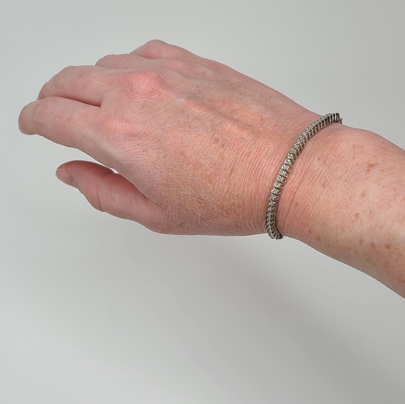 Bolo Bracelet 1/15 ct tw Diamonds Sterling Silver MSRP $399.99 - Picture 8 of 12